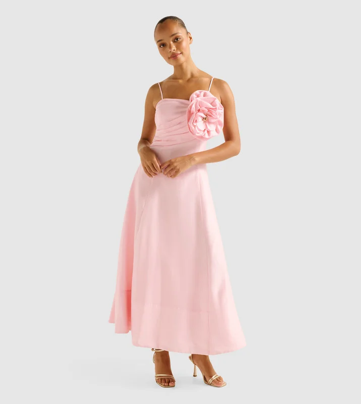 forever new FELICIA Structured Flower Maxi Dress
